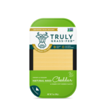 natural aged cheddar cheese slices